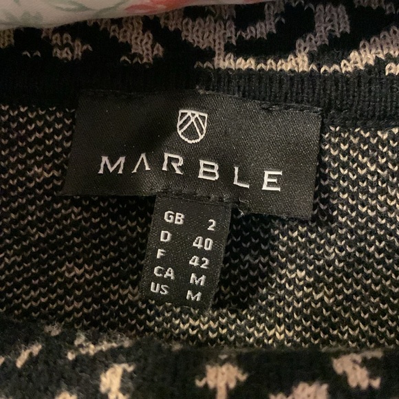 Turtleneck sweater 100% cotton Marble - Picture 2 of 6